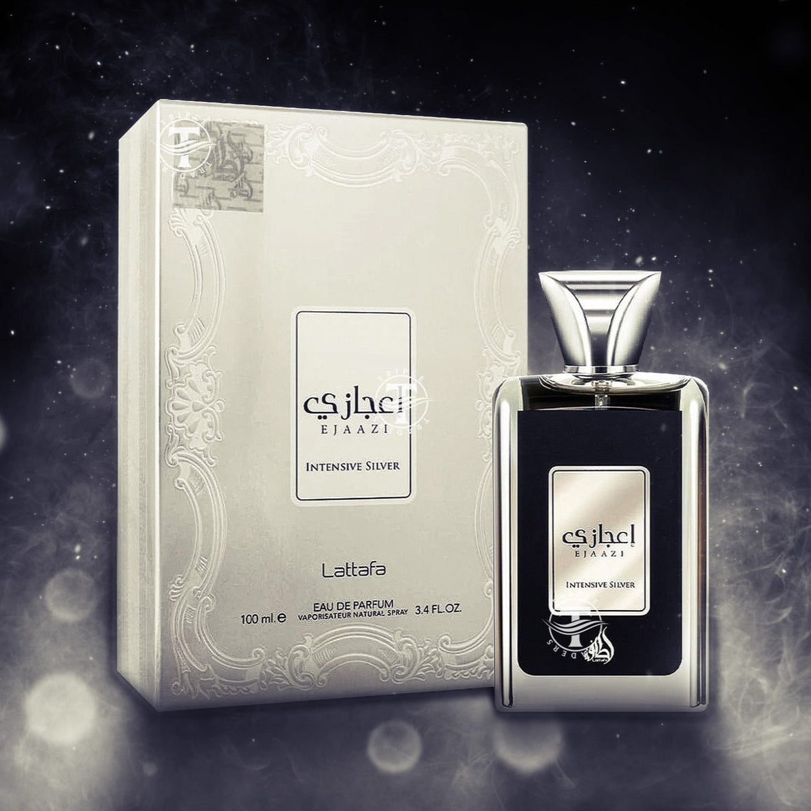 EJAAZI Intensive Silver Lattafa Original EDP Men100ML
