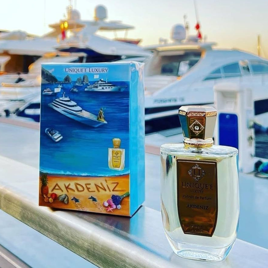 Unique'e Luxury Unisex Akdeniz Extrait de Parfum Spray 100ML / 3.4 oz Fragrances