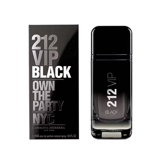CAROLINA HERRERA 212 VIP BLACK FOR MEN (M) TESTER W/CAP EDP 100 ml