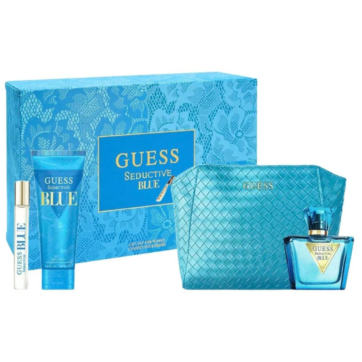 GUESS Seductive Blue 4-Piece Gift Set