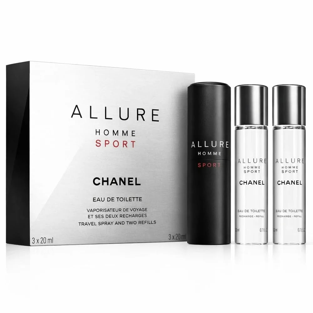 Chanel Allure Homme Sport Refillable Travel Gift Set