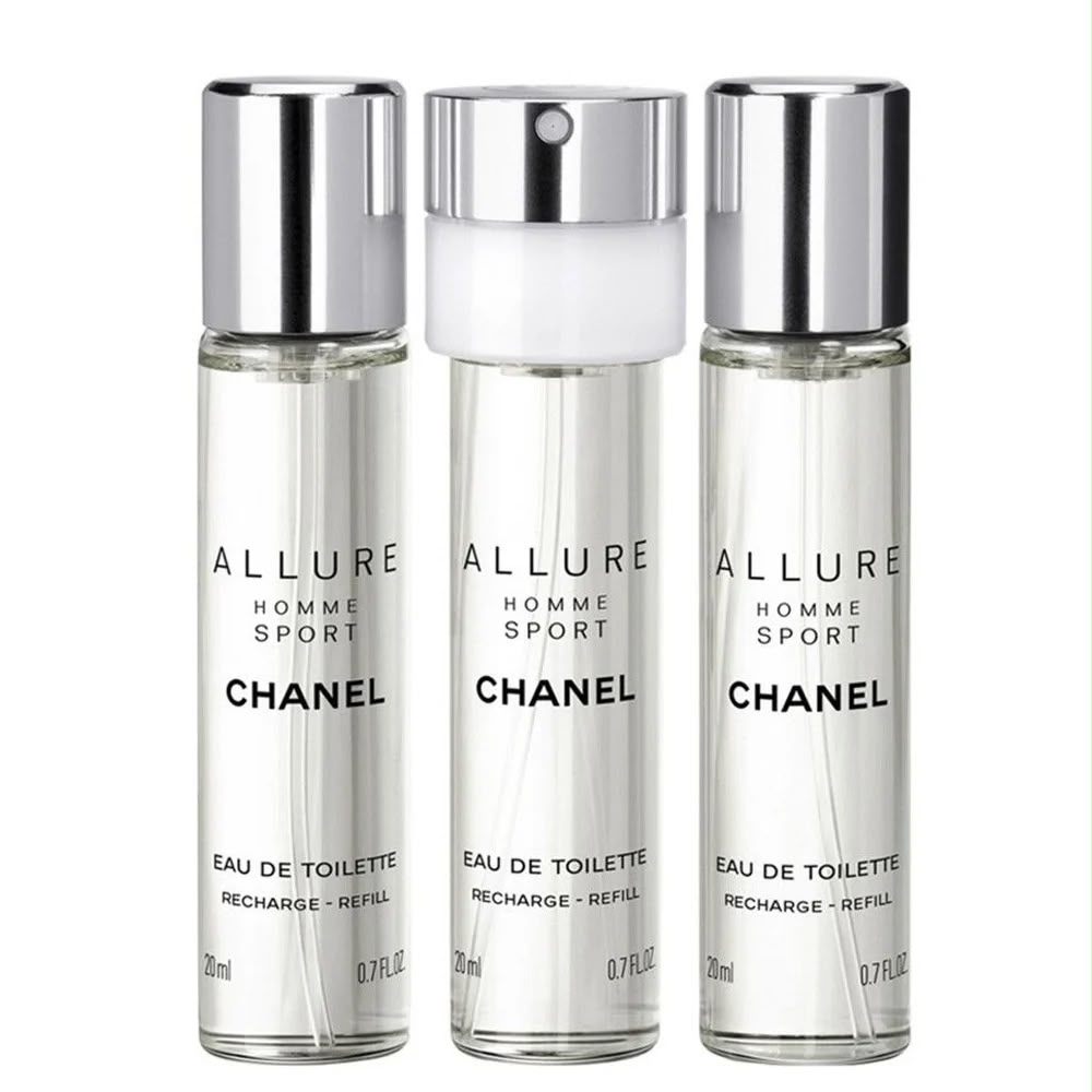 Chanel Allure Homme Sport Refillable Travel Gift Set