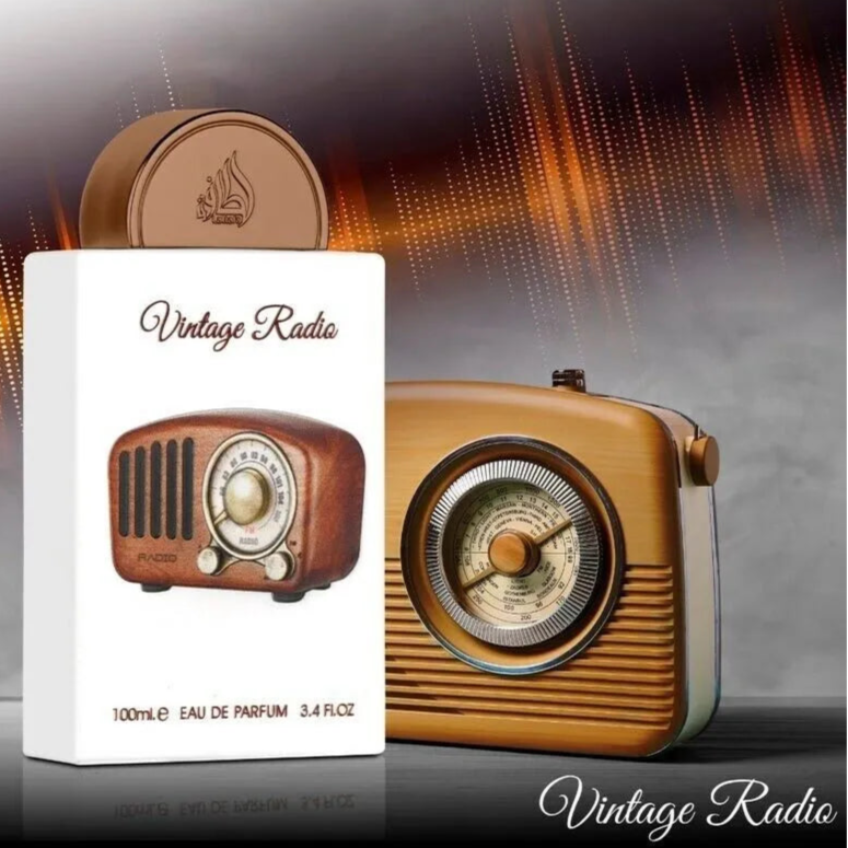 Lattafa Pride Vintage Radio EDP Spray 100ml / 3.4 oz Fragrances for Unisex